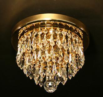Crystal Flushmount with Chrome Finish
