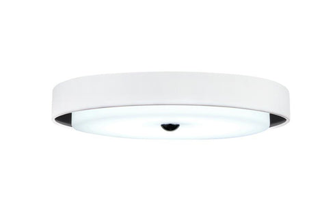 CWI Lighting Aires LED Drum Shade Flush Mount With Black & White Model: 7106C17-1-177