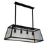 CWI Lighting Alyson 4 Light Down Chandelier With Black Finish Model: 9601P31-4-101