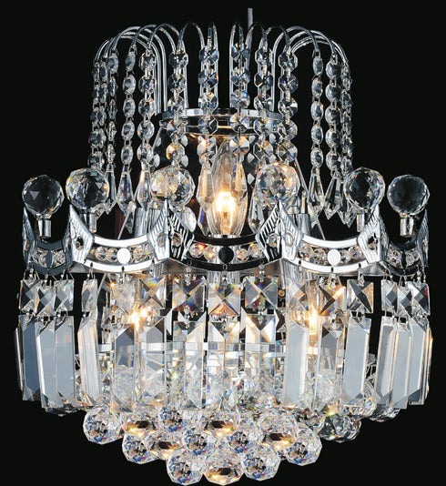 CWI Lighting Amanda 3 Light Wall Sconce With Chrome Finish Model: 8421W12C