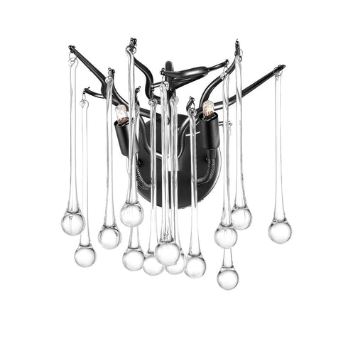 CWI Lighting Anita 2 Light Wall Sconce With Black Finish Model: 1094W10-2-101