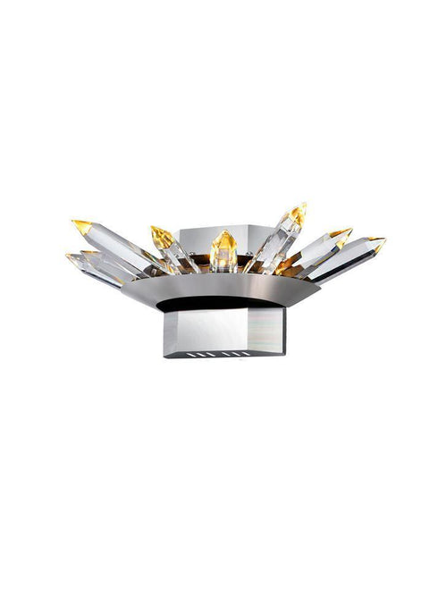 CWI Lighting Arctic Queen LED Wall Light With Polished Nickel Finish Model: 1108W12-613