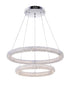 CWI Lighting Arielle LED Chandelier With Chrome Finish Model: 1042P25-601-2R