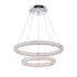 CWI Lighting Arielle LED Chandelier With Chrome Finish Model: 1042P25-601-2R