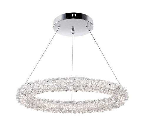 CWI Lighting Arielle LED Chandelier With Chrome Finish Model: 1042P25-601-R