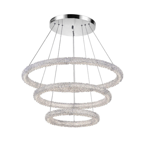 CWI Lighting Arielle LED Chandelier With Chrome Finish Model: 1042P32-601-3R
