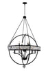 CWI Lighting Arkansas 12 Light Chandelier With Black Finish Model: 9957P42-12-101