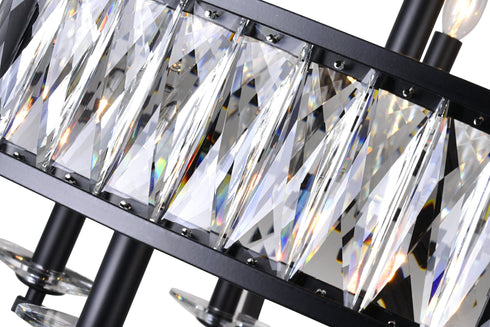 CWI Lighting Arkansas 12 Light Chandelier With Black Finish Model: 9957P42-12-101