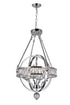 CWI Lighting Arkansas 4 Light Chandelier With Chrome Finish Model: 9957P16-4-601