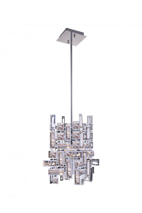 CWI Lighting Arley 1 Light Mini Chandelier With Chrome Finish Model: 5689P6-1-S-601