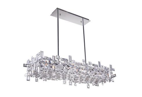 CWI Lighting Arley 12 Light Island Chandelier With Chrome Finish Model: 5689P35-12-601