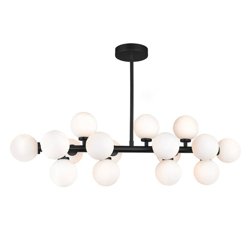 CWI Lighting Arya 16 Light Chandelier With Black Finish Model: 1020P36-16-101