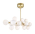 CWI Lighting Arya 16 Light Chandelier With Satin Gold Finish Model: 1020P36-16-602