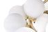 CWI Lighting Arya 45 Light Chandelier With Satin Gold Finish Model: 1020P39-45-602