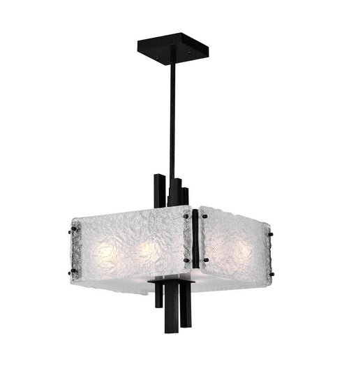 CWI Lighting Assunta 6 Light Pendant With Black Finish Model: 9973P13-6-101