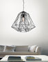 CWI Lighting Bagheera 1 Light Down Pendant With Black Finish Model: 9625P20-1-101