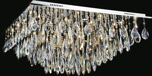 CWI Lighting Bianca 20 Light Flush Mount With Chrome Finish Model: 5034C32C-S