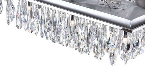 CWI Lighting Bianca 20 Light Flush Mount With Chrome Finish Model: 5034C32C-S