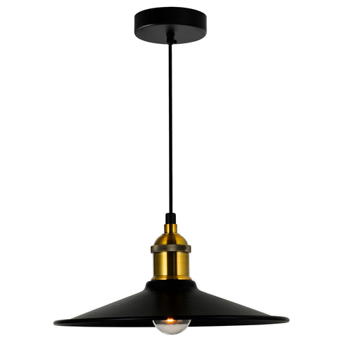 CWI Lighting Brave 1 Light Black Mini Pendant Model: 9605P10-1-101