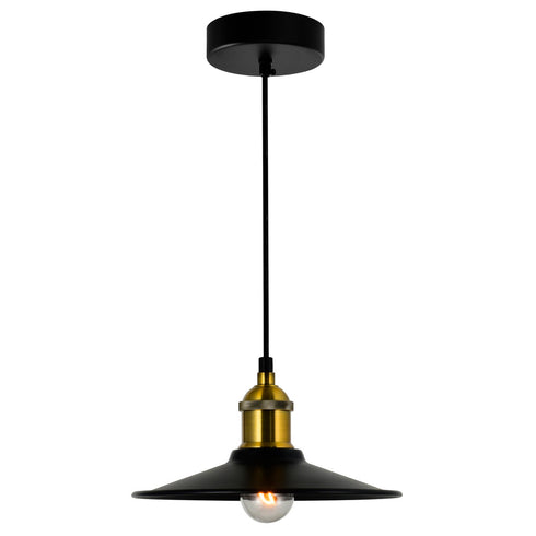 CWI Lighting Brave 1 Light Black Mini Pendant Model: 9605P9-1-101