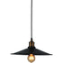 CWI Lighting Brave 1 Light Down Mini Pendant With Black Finish Model: 9605P13-1-101