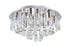 CWI Lighting Brianna 12 Light Flush Mount With Chrome Finish Model: 5035C24C-R