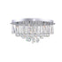 CWI Lighting Brianna 12 Light Flush Mount With Chrome Finish Model: 5035C24C-R