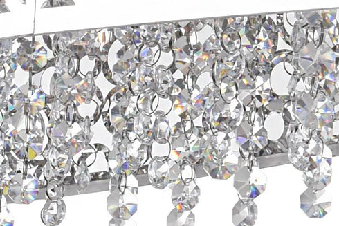 CWI Lighting Bubbles 16 Light Drum Shade Chandelier With Chrome Model: 5536P46ST-O