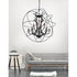 CWI Lighting Campechia 12 Light Up Chandelier With Brown Finish Model: 5465P42DB-12