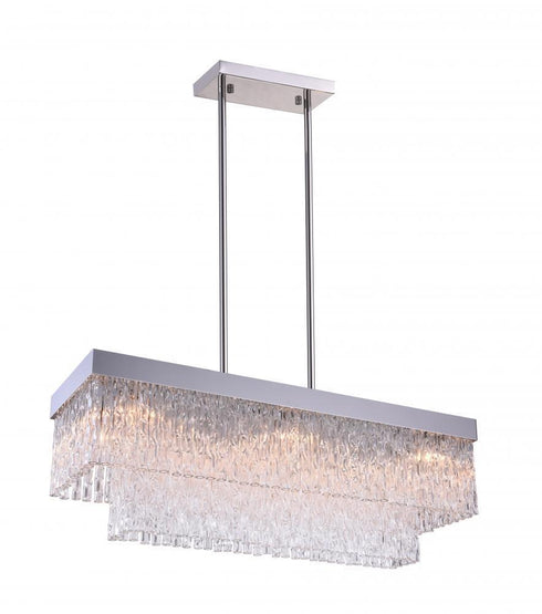 CWI Lighting Carlotta 8 Light Island Chandelier With Chrome Finish Model: 5695P35-8-601-RC
