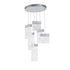 CWI Lighting Carolina LED Chandelier With Pewter Finish Model: 1090P16-6-269