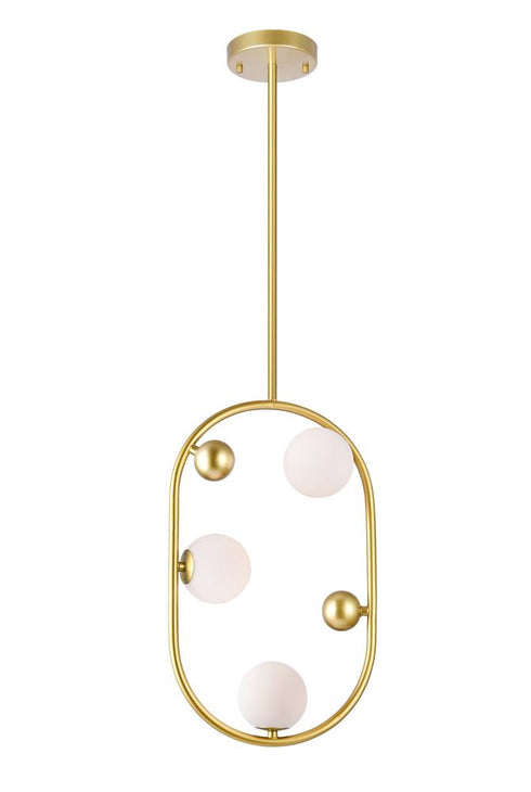 CWI Lighting Celeste 3 Light Mini Pendant With Medallion Gold Model: 1212P12-3-169