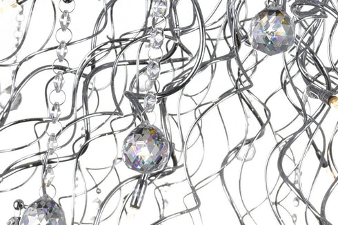 CWI Lighting Cherry Blossom 48 Light Chandelier With Chrome Finish Model: 5066P47C