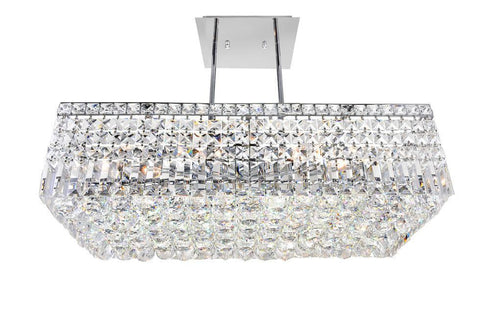 CWI Lighting Colosseum 8 Light Down Chandelier With Chrome Finish Model: 8030P26C-RC