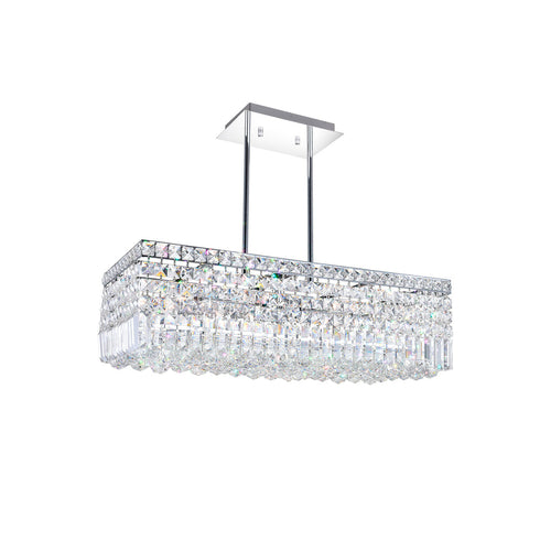 CWI Lighting Colosseum 8 Light Down Chandelier With Chrome Finish Model: 8030P26C-RC