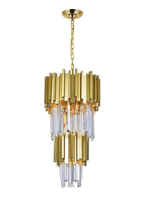 CWI Lighting Deco 4 Light Down Mini Chandelier With Medallion Model: 1112P12-4-169