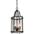 CWI Lighting Desire 4 Light Drum Shade Mini Pendant With Oil Model: 9809P11-4-109