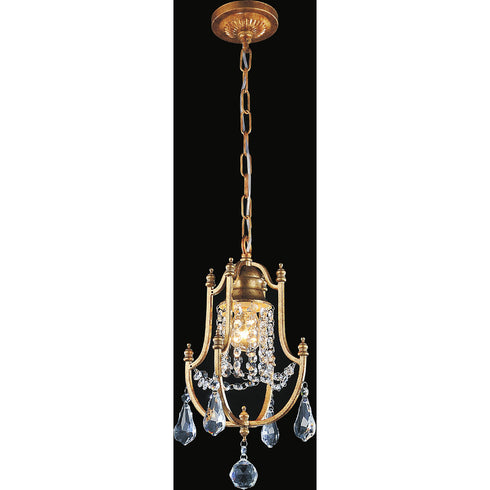 CWI Lighting Electra 1 Light Up Mini Pendant With Oxidized Bronze Model: 9836P8-1-125