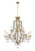 CWI Lighting Electra 12 Light Up Chandelier With Oxidized Bronze Model: 9836P37-12-125
