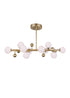 CWI Lighting Element 10 Light Chandelier With Sun Gold Finish Model: 1125P36-10-268