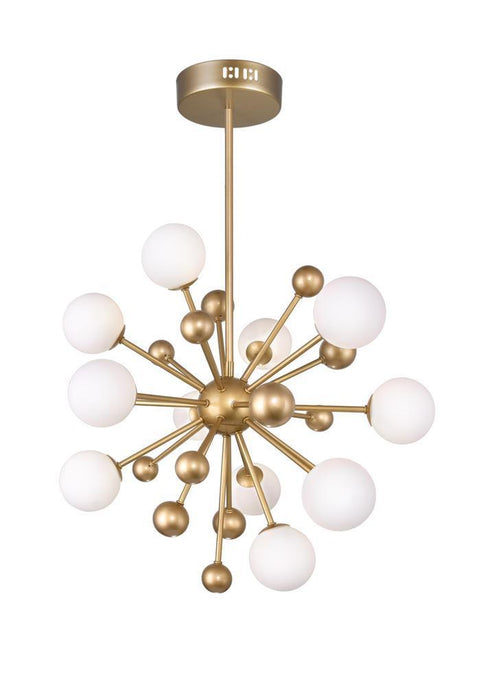 CWI Lighting Element 11 Light Chandelier With Sun Gold Finish Model: 1125P24-11-268