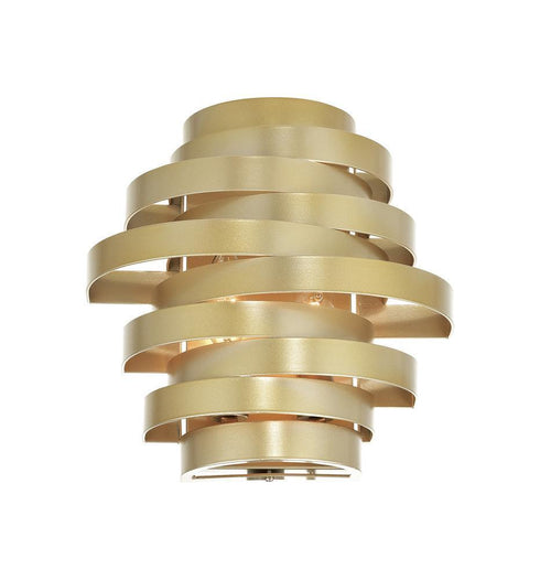 CWI Lighting Elizabetta 2 Light Wall Sconce With Gold Leaf Finish Model: 1068W10-2-620