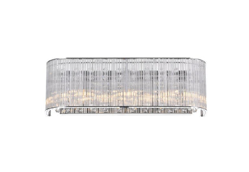 CWI Lighting Elsa 3 Light Vanity Light With Chrome Finish Model: 5320W18C
