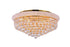 CWI Lighting Empire 13 Light Flush Mount With Gold Finish Model: 8001C24G