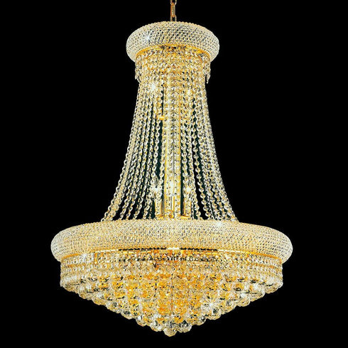 CWI Lighting Empire 14 Light Down Chandelier With Chrome Finish Model: 8001P20C
