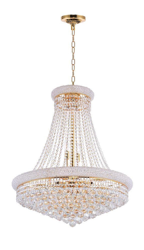 CWI Lighting Empire 18 Light Down Chandelier With Chrome Finish Model: 8001P28C
