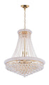 CWI Lighting Empire 18 Light Down Chandelier With Chrome Finish Model: 8001P28C