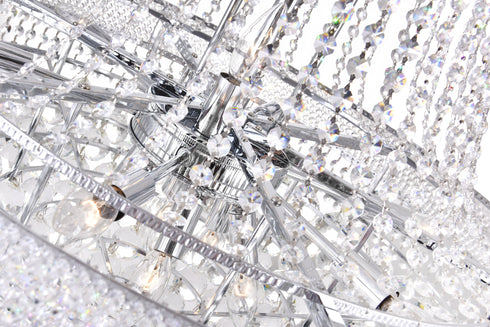 CWI Lighting Empire 19 Light Down Chandelier With Chrome Finish Model: 8001P32C