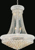 CWI Lighting Empire 19 Light Down Chandelier With Chrome Finish Model: 8001P32C
