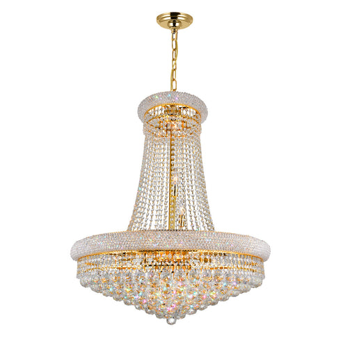 CWI Lighting Empire 19 Light Down Chandelier With Chrome Finish Model: 8001P32C